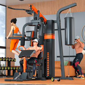 Stazione Multifunzione per Allenamento Completo del Corpo con Panca da Palestra, Attrezzatura per Fitness Domestico - Product Image 1