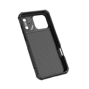Business four corners anti shock magnetic charging armour mobile phone case for iPhone 17Air 16plus 15 gasbag 3 in 1 back <b>cover</b> - Product Image 3