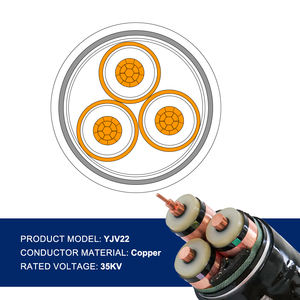 Cavo corazzato YJV22-rame XLPE 0.6/1kV per uso sotterraneo e di fabbrica - Product Image 4