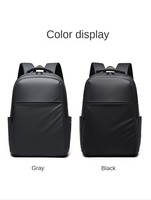Mochila Delgada y Ligera para Computadora Portátil para Hombre, Mochila Moderna para Negocios y Oficina Urbana