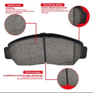 GOOFIT pastillas de freno de disco pastillas de freno de LT10246R 04465-02370 04465-0K090 04465-0K240 04465-26421 para Toyota - Product Image 4