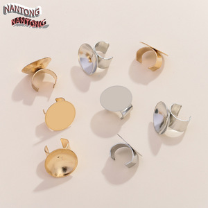 Attache-cheveux en métal en forme de C de Nantong, clip pour accessoires capillaires DIY, minimaliste, moderne, couleur unie, fixation multifonctionnelle - Product Image 2