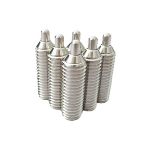 Đen <span class=keywords><strong>Brass</strong></span> din916 M6 Threaded chèn M8 M10 M12 hình lục giác ổ cắm Set với Cone điểm Hex ổ cắm Nylon tip Đen Bộ vít - Product Image 1