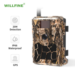 Caméra de <span class=keywords><strong>chasse</strong></span> sans fil portable mini Willfine 4G LTE avec vision nocturne 940nm sans éclairs, GPS <span class=keywords><strong>antivol</strong></span>, SMTP/FTP, IP66 - Product Image 1