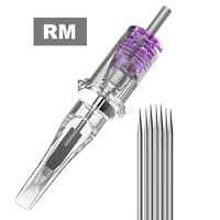 BIGWASP Cartouches PMU transparentes de haute qualité Cartouche d'aiguilles de tatouage d'art corporel pour une utilisation permanente
