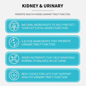 Suplemento Natural para <span class=keywords><strong>el</strong></span> Tracto Urinario de Gatos, 90 Masticables para la Salud Renal y de la Vejiga, y Defensa Inmunológica, Se Aceptan Pedidos OEM/ODM - Product Image 6