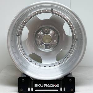 Cerchi Forgiati Classici Bku 2 Pezzi 5x112 da 17-18 Pollici in Lega Argento per <span class=keywords><strong>Mercedes</strong></span> <span class=keywords><strong>Benz</strong></span> W123 W124 <span class=keywords><strong>W126</strong></span> W202 W203 W204 <span class=keywords><strong>W126</strong></span> - Product Image 3