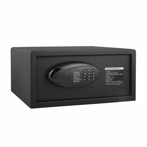 Serrure de coffre-fort numérique pour objets de valeur | Code PIN électronique et clavier | Boîte de sécurité en acier pour usage domestique et hôtelier - Product Image 1