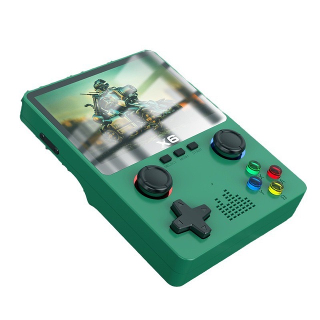 High Quality X6 Handheld Game Console With Dual 3D Joystick 3.5 Inch IPS Screen 32GB Portable Retro Classic Handheld Game Player