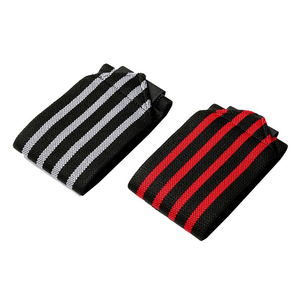 Muñequeras Elásticas Ajustables de Alta Resistencia para Gimnasio con Soporte para Pulgar, Ideales para Levantamiento de Pesas y Press de Banca (Par) - Product Image 1