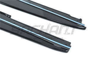 Commercio Assurance Fibra di Carbonio Minigonne Laterali di Estensione Fit Per Il 2017-2019 F90 M5 e G30 G31 M-Sport MP Stile Gonna Lato Underboard - Product Image 3