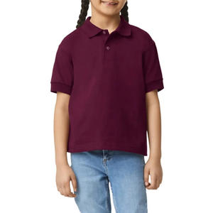 เสื้อโปโลเด็กผู้หญิง Daily Charm ผ้าถักนิตติ้ง 100% ผ้าฝ้าย แห้งเร็ว ระบายอากาศดี ใส่สบาย ใช้งานได้ทุกวัน ดูดีมีสไตล์ คลาสสิก - Product Image 6