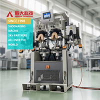 Machine de moulage de talons de chaussures SHENGDA, machine de thermoformage à froid pour la mise en forme du contrefort, pour chaussures de sport en cuir et bottes d'équitation