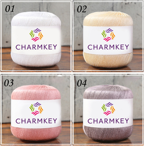 เดรสไหมพรมถักคลุมไหล่ไหมพรมถักไหมพรมหนาและบางทำด้วยมือสำหรับฤดูร้อนเส้นด้ายคอตตอน No.6สำหรับงานฝีมือแบบทำมือ - Product Image 5