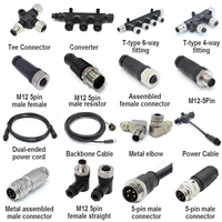 Kit de démarrage du réseau marin NMEA 2000, connecteur étanche IP68 M12, câble de signal pour l'électronique marine des bateaux