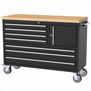 Lớn có thể khóa Tủ lưu trữ di động bàn làm việc hộp công cụ với bánh xe tất cả-trong-một sắt ODM di chuyển 2 Bộ 10 năm gabinete OEM - Product Image 1