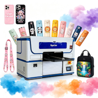 Impresora UV Profesional A3 para Carcasas de Teléfono, Impresión Personalizada, Máquina Plana UV 5070 con Sistema de Circulación de Tinta Blanca