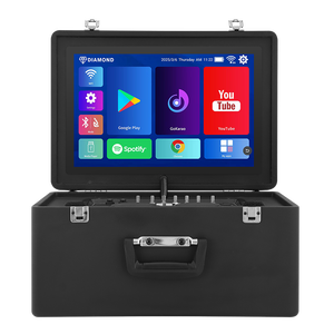 Double Woofer 4 ''Portable Home KTV Android System Audio Sound Portable Professional All-In-One Karaoke Machine avec lecteur 15.1'' - Product Image 2