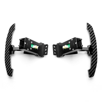 SYPES Luxe pour volant en fibre de carbone avec palettes de changement de vitesse magnétiques pour E90 M2/M3 E92 M3 E93 X5M/X6M E70/E71 M4/M5 F80