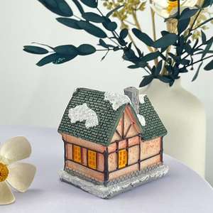 Adorno Navideño de Resina Hecho a Mano de Alta Calidad y Económico, Hermosa Casa de Jengibre Decorativa, Oferta - Product Image 4