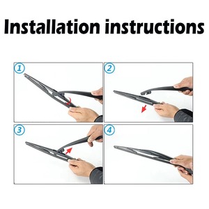 <span class=keywords><strong>BMW</strong></span> Série <span class=keywords><strong>1</strong></span> F20 F21 2011-2019 Lame d'essuie-glace arrière de voiture de <span class=keywords><strong>remplacement</strong></span> - Product Image 6