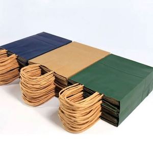Bolsa de Papel Kraft Reciclado, Bolsas de Papel para Palomitas, Bolsas de Papel para Comida Rápida para Llevar - Product Image 1