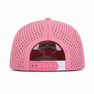 Casquette de baseball personnalisée découpée au laser et perforée, avec logo brodé à la main, 100% polyester, style vintage ethnique, unisexe, imperméable <span class=keywords><strong>KASO</strong></span> - Product Image 4