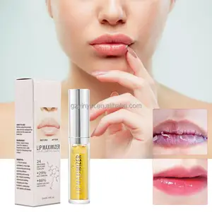OEM reduzir linhas finas orgânico lip plump óleo plumping soro potenciador hidratante lip plumper brilho