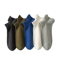 Chaussettes basses pour hommes à talon renforcé, OEM, antidérapantes, invisibles, en coton, vente en gros, directement de l'usine