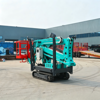 Longqing 10m 12m 14m Mini-Raupen-Spinnenarbeitsbühne Diesel Benzin Elektrisch Hydraulisch Höhenarbeitsbühne