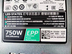 InStock 750W Alimentation électrique neuve pour les serveurs PowerEdge R640 R740 R740xd T640 8H33M KTW3M en stock - Product Image 3