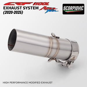 Adaptateur de <span class=keywords><strong>tube</strong></span> de liaison intermédiaire pour échappement de moto Africa Twin 2020 2021 2022, 51 mm, pour CRF1100 CRF1100L - Product Image 2