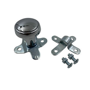 Vente Flash : Bouton de Volant Universel en Aluminium 40007 Chromé pour Voiture, Tondeuse à Gazon, Tracteur - Accessoires - Product Image 1