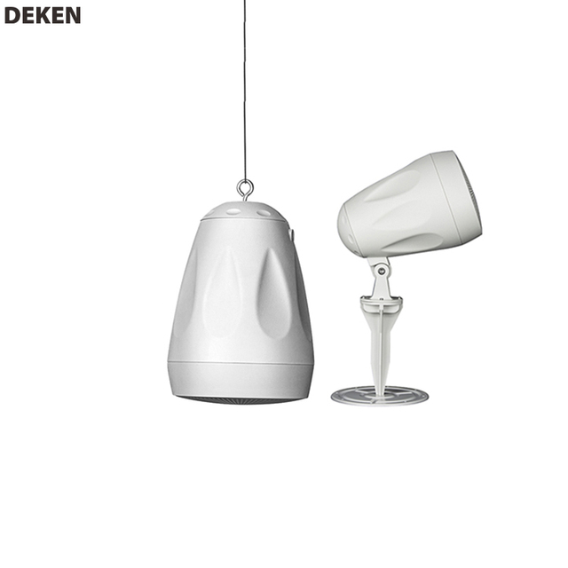 DEKEN FIT Q5 High End 5 Inch Full Range Commercial Pa System White Pendant Speaker Outdoor Decoration Wall Hanging Speaker