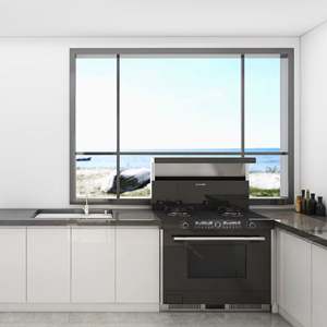 Gabinetes de Cocina Empotrados Zofa en Blanco con Construcción de Madera Contrachapada y Soluciones de Almacenamiento Personalizadas de un Proveedor de Foshan - Product Image 1