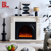 Cheminée électrique autoportante F-651B de 59 pouces avec télécommande, insert décoratif pour foyer intérieur