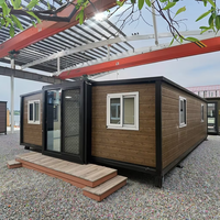 China Factory Direct 20ft Extensible Prefab Container House Plegable Prefab Tiny House 2 Dormitorios