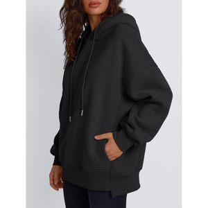 Reine femmes sweats à capuche surdimensionnés motif 3D automne/hiver 2025 décontracté à manches longues sweats personnalisés Y2K tenues trou décoration - Product Image 4