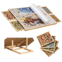 Table de puzzle en bambou et bois personnalisable - 500/1000/1500 pièces - Jouet DIY avec logo et couleur personnalisés |   OEM/ODM disponible pour les enfants de 2 ans et plus