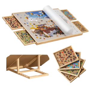 Puzzles en bois personnalisables 500/<span class=keywords><strong>1000</strong></span>/1500 pièces, plateau de <span class=keywords><strong>puzzle</strong></span> en bambou, table de <span class=keywords><strong>puzzle</strong></span> en bois, jouet DIY, table de <span class=keywords><strong>puzzle</strong></span> personnalisée - Product Image 1
