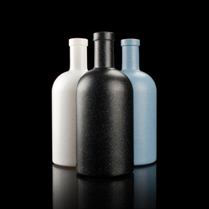 Bán Buôn Biểu Tượng Tùy Chỉnh Vòng Frosted 375Ml 500Ml 700Ml 750Ml Dầu Ô Liu Nước <span class=keywords><strong>Vodka</strong></span> Gin Tequila Chai Thủy Tinh Với Nút Chai Niêm Phong - Product Image 1