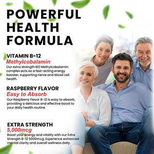 Complément alimentaire liquide de vitamine <span class=keywords><strong>B12</strong></span> à la saveur naturelle de framboise, 5000 mcg, certifié GMP, formule et emballage personnalisables, marque privée - Product Image 3