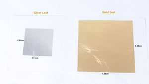 علامة خاصة 24 K ورقة الذهب الحقيقي ورقة 24 قيراط رقائق معدنية للأثاث وتقنية ختم العناية بالبشرة - Product Image 6