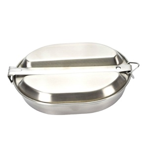 920 <b>compartments</b> ravel hunting combat outdoor cooking heating America Camping stainless steel <b>lunch</b> <b>box</b> Mess tin - Product Image 1