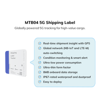 Étiquette d'expédition intelligente 5G, balise de suivi des actifs BLE, traceur de palettes Bluetooth, traceur d'actifs GPS LoRaWAN, balise Bluetooth Ibeacon