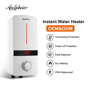 220-240V 3.5kW Constant Temperature Touch Control <b>ABS</b> Outer Shell Fit for Shower Room and Kitchen Sink instant tankless water he - Product Image 2