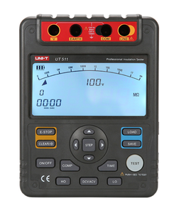 UNI-T UT511 Testeur de résistance d'isolement numérique haute tension 1000V - Product Image 2