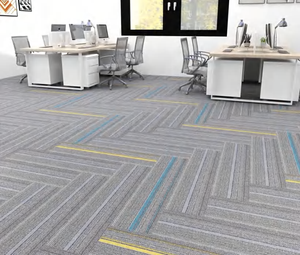 Dalles de moquette commerciales PP - Écologiques, antidérapantes, pour la maison et le bureau, dalles de sol décoratives avec un design moderne - Product Image 6