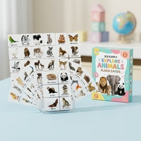 Cartes à Jouer Flash pour Bébé, Jeu de Cartes Éducatif pour Enfants, 57x87mm, Vernis Brillant, Impression Offset Couleurs CMYK, 42 Cartes par Paquet