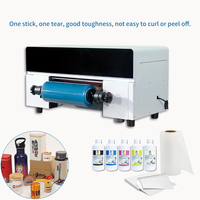 Imprimante DTF UV A3 la moins chère avec 3 têtes I1600 multifonctionnelle pour vêtements autocollant de transfert de Film PET décoration de boîte-cadeau